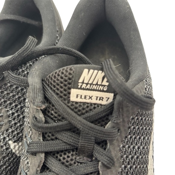 Nike Flex TR 7 Black Training Shoes Size 7.5 - Picture 3 of 8